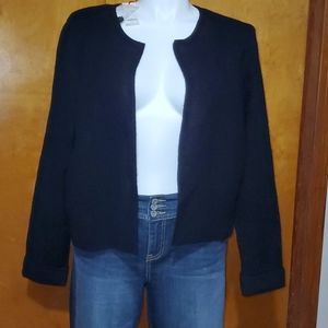 XL Elle black heavy cardigan NWT